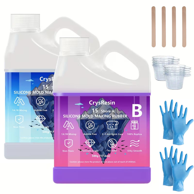 500ml 2 Bottles Liquid Silicon - Soap Making Kit For Beginners ulasan dan harga