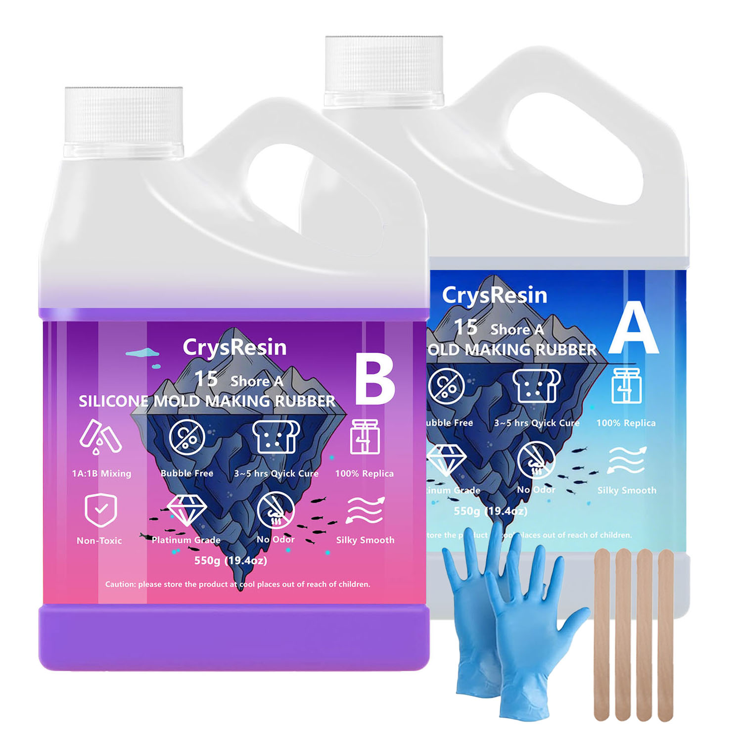 Purple Liquid Silicone Rubber  - Soap Making Kit For Beginners ulasan dan harga