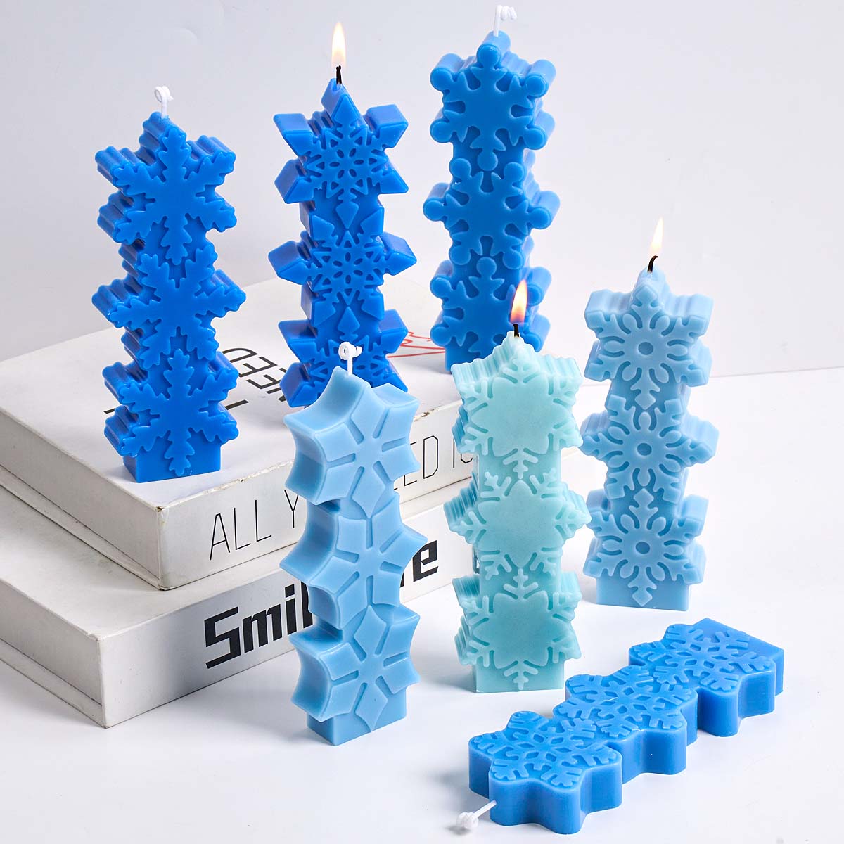 Christmas Snowflake Candle Mol - Soap Making Gifts ulasan dan harga