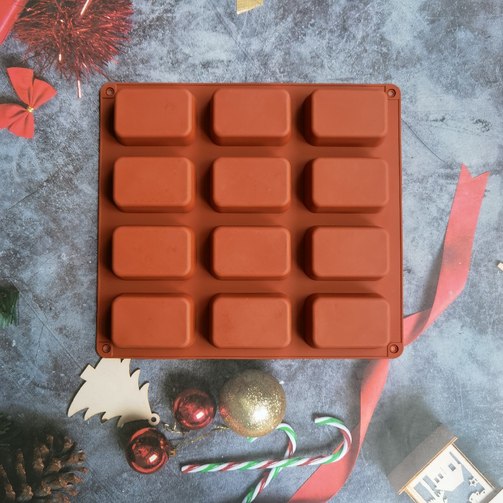 12 Cavity Square Silicone Soap - Soap Making Instructions ulasan dan harga