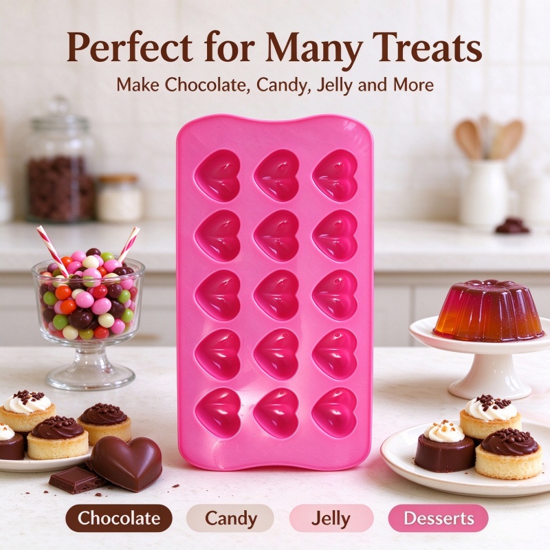 3D Love Heart Silicone Mold Fo - Soap Making Ins ulasan dan harga