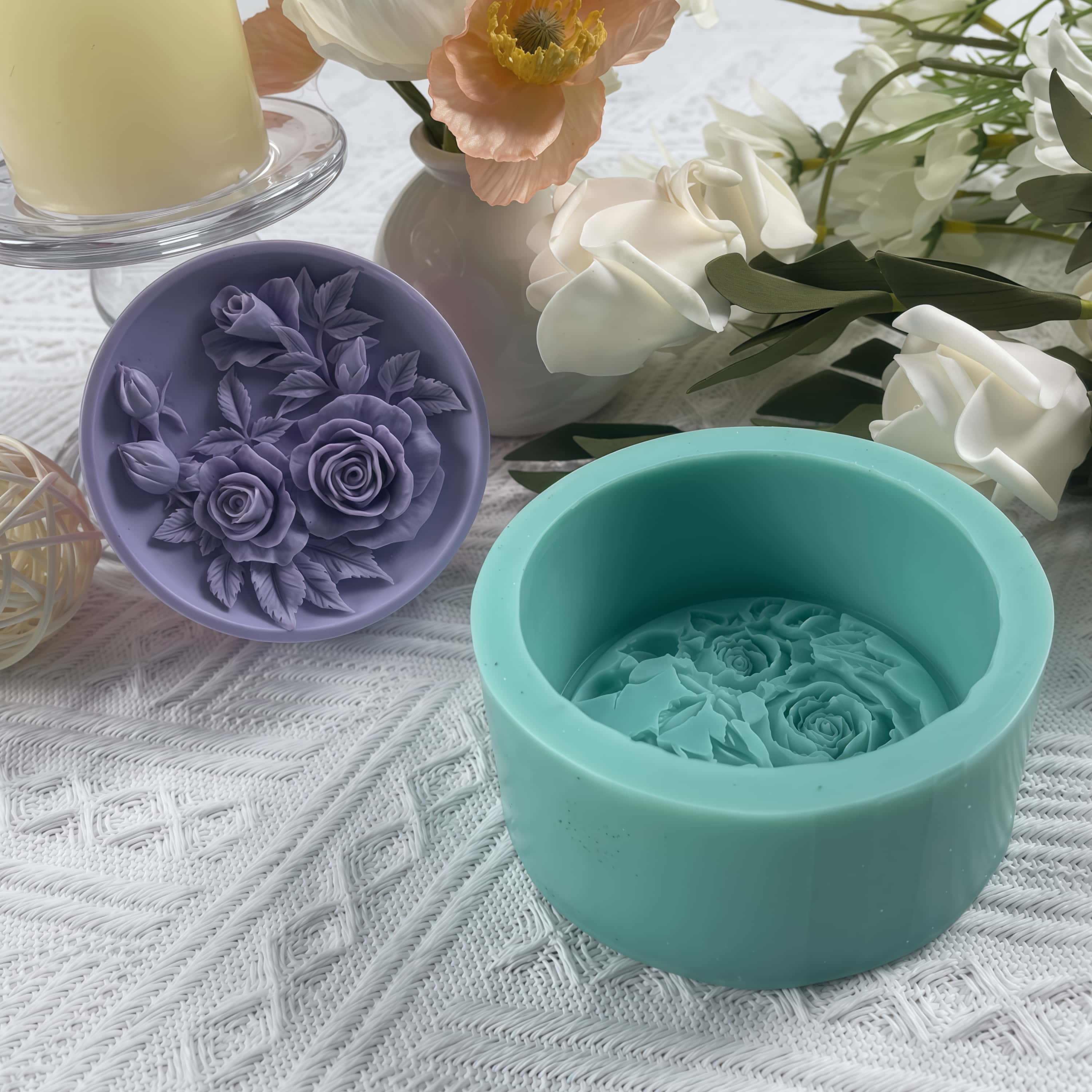 3D Rose Handmade Silicone Soap - Soap Making Instructions ulasan dan harga
